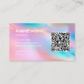 Spa moderne estheticus visitekaartje (Voorkant)