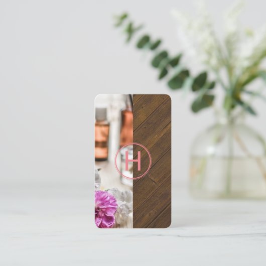 Spa | Monogram Visitekaartje (Staand voorkant)