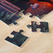 Spa-nacht Starlit Serenity Gezellige badscène Legpuzzel (Zijkant)