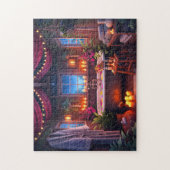 Spa-nacht Starlit Serenity Gezellige badscène Legpuzzel (Verticaal)