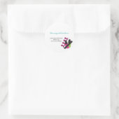 SPA NAGELS manicure verjaardagsfeestje beauty stic Ronde Sticker (Tas)