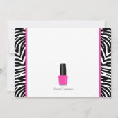 Spa Nail Poolse uitnodiging tot geboorte (Achterkant)