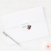 SPA NAILS manicure verjaardagsfeestje schoonheidss Ronde Sticker (Envelop)