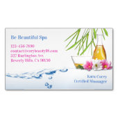 Spa Natural Wellness Magnetisch Visitekaartje (Voorkant)