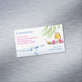 Spa Natural Wellness Magnetisch Visitekaartje (Voorbeeld)