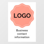 Spa- of salonteken raamsticker (Vel)