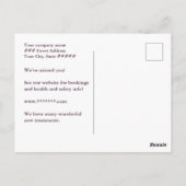 Spa of Yoga Studio Heropening - Kaarsen Lavendel Briefkaart (Achterkant)