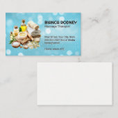 Spa-oliën en badzouten | Boke Visitekaartje (Voorkant / Achterkant)