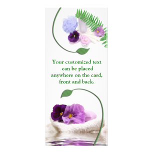 Spa Paarse rackkaart Reclamekaart