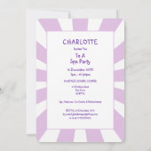 Spa Pamper Girly Kinder Cute Birthday Party Invita Kaart (Achterkant)