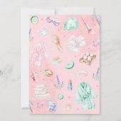 Spa Pamper Party Meisje Verjaardag Kaart (Achterkant)