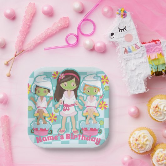 Spa papier borden papieren bordje (Feest)