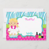 Spa Party Bedankt voor je notitieboekje (Voorkant)