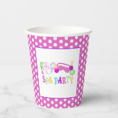Spa Party Birthday Paper Cup - WH Papieren Bekers (Voorkant)
