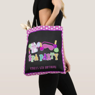 Spa Party Canvas tas - Blk