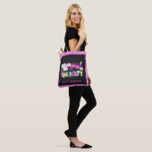 Spa Party Canvas tas - Blk (Op model)
