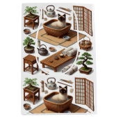 Spa party for Siamese Cat Lovers  Medium Cadeauzakje (Voorkant)