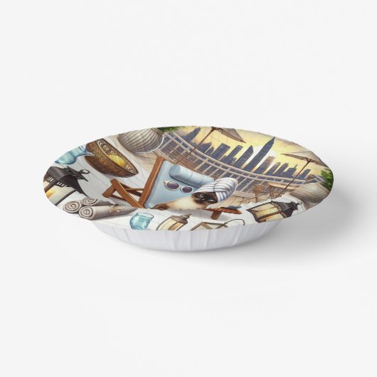 Spa party for Siamese Cat Lovers Papieren Kommen (Gebogen)