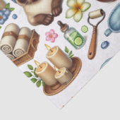 Spa party for Siamese Cat Lovers  Tissuepapier (Detail)