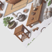 Spa party for Siamese Cat Lovers  Tissuepapier (Detail)