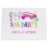 Spa Party Gift Bag Groot Cadeauzakje (Voorkant)