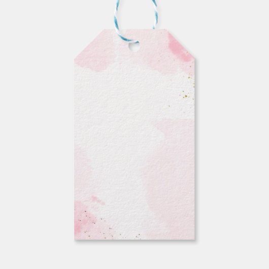 Spa Party Girl Glam Make-up Verjaardag Gift Labels Cadeaulabel (Achterkant)