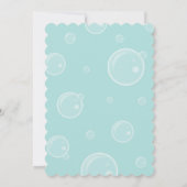 Spa Party Girls Birthday Party Kaart (Achterkant)