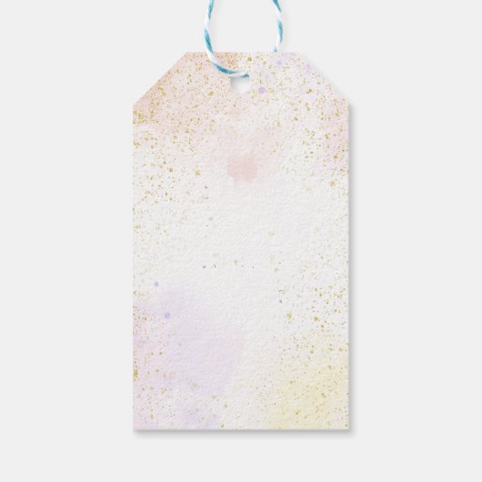 Spa Party Glam Make-up Verjaardagscadeau Labels Cadeaulabel (Achterkant)