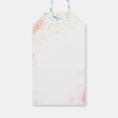 Spa Party Glam Meisje Make-up Verjaardag Gift Labe Cadeaulabel (Achterkant)