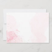 Spa Party Glamour Girl Make-up Verjaardagsfoto Bedankkaart (Achterkant)