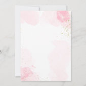 Spa Party Glamour Meisje Make-up Verjaardag Bedankkaart (Achterkant)