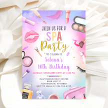 Spa Party Glitz Glam Girl Make-up Verjaardag