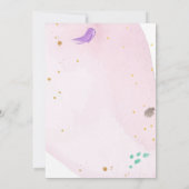 Spa Party Glitz Glam Glamor Girl Makeup Birthday Kaart (Achterkant)