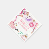 Spa Party Meisje Glamour Make-up Verjaardagsfeest Servet (Hoek)