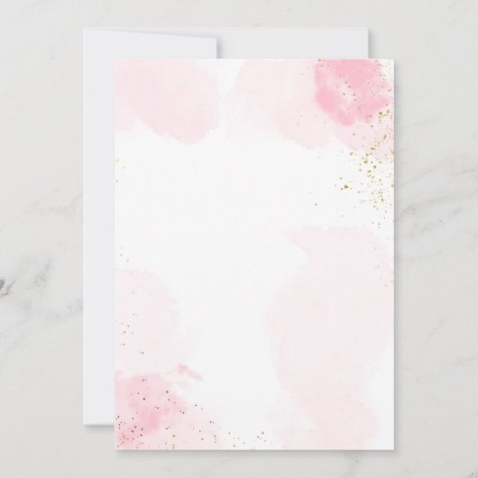 Spa Party Meisje Make-up Verjaardag Uitnodiging (Achterkant)