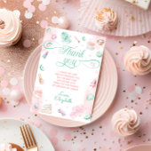 Spa Party Meisje Verjaardag Bedankt Card Kaart
