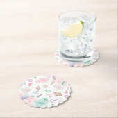 Spa Party Meisje Verjaardag Kartonnen Onderzetters (Insitu)