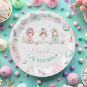 Spa Party Meisje Verjaardag Papier Bord