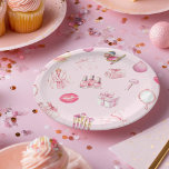 Spa Party Pink Birthday Party Papieren Bordje<br><div class="desc">Spa Party Pink Birthday Party Plates</div>