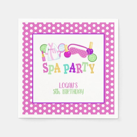 Spa Party Servet - WH - Aangepast (Voorkant)