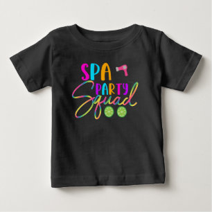 Spa Party Squad Funny Birthday Theme