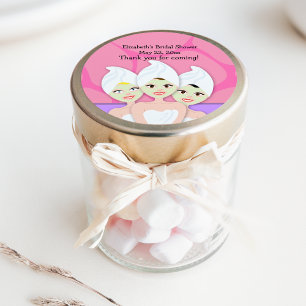 Spa Party Vrijgezellenfeest / Verjaardagsgunst Sti Ronde Sticker