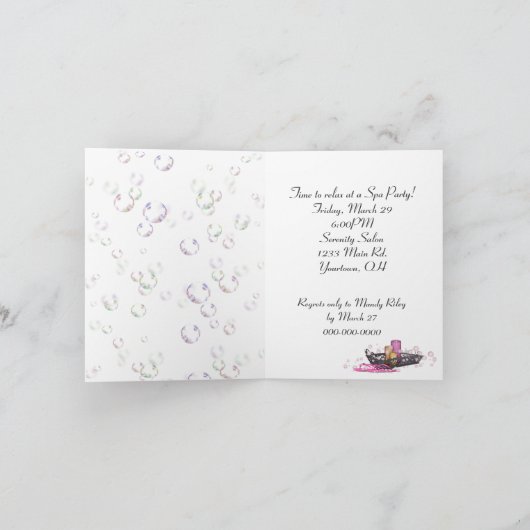 Spa Party with Orchids on Towels (Binnen)