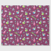 Spa Patroon Waterverf | Primula Cadeaupapier (Vlak)