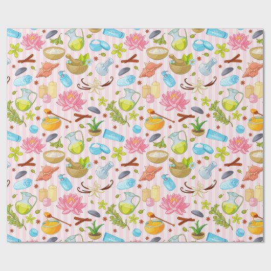 Spa Pattern Cadeaupapier (Vlak)