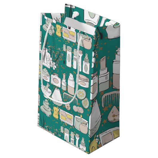 SPA PATTERN KLEIN CADEAUZAKJE (Achterkant Gekanteld)