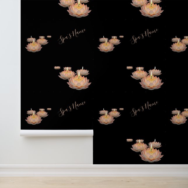 Spa personalized Name Behang (Applicatie)