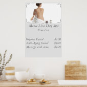 Spa-prijslijst Poster (Keuken)