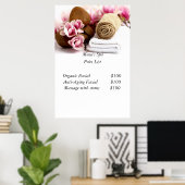 Spa prijslijst poster (Thuiskantoor)