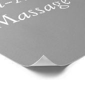 Spa-prijslijst Poster (Hoek)